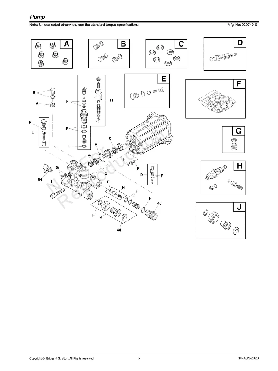 BRIGGS AND STRATTON, 020740-01, IPL.6